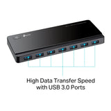 TP Link USB 3.0 7-Port Hub with 2 Charging Ports | UH720