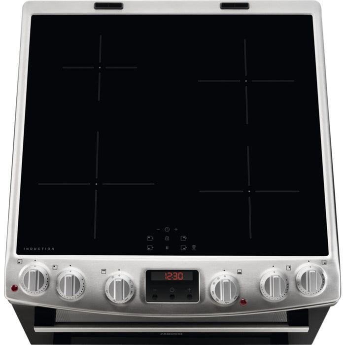 Zanussi 60cm Freestanding Induction Cooker Stainless Steel ZCI66280XA