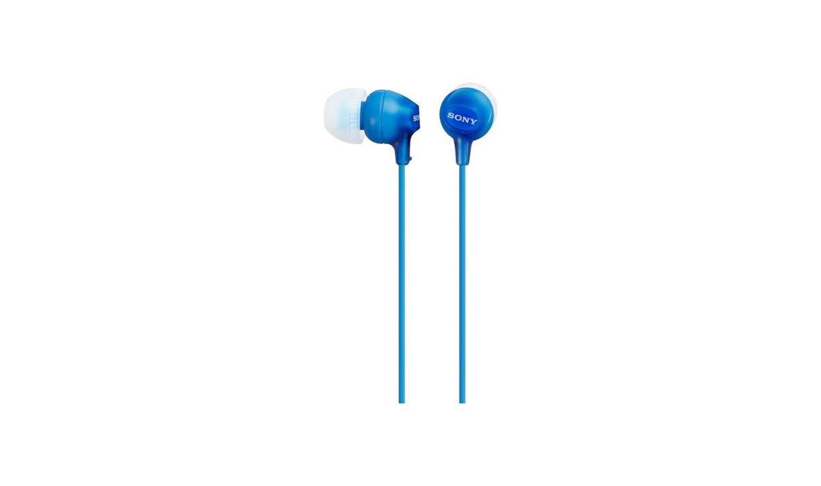 Sony In-Ear Lightweight Headphones Blue MDREX15APLI.CE7