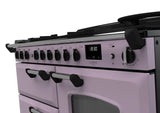 Rangemaster Classic Deluxe 110cm Dual Fuel Range Cooker - Heather & Chrome | CLDLO110DFPHTH/CM1