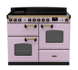 Rangemaster Classic Deluxe 110cm Induction Range Cooker - Heather & Brass | CLDLO110EIPHTH/AB1