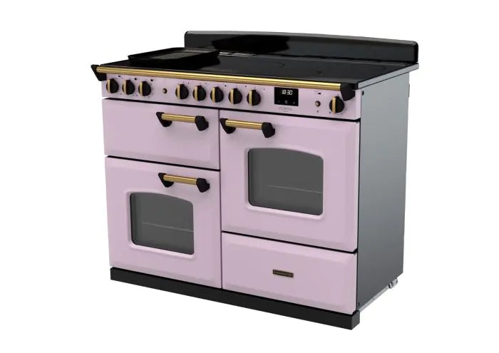 Rangemaster Classic Deluxe 110cm Induction Range Cooker - Heather & Brass | CLDLO110EIPHTH/AB1