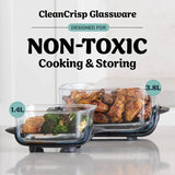 Ninja CRISPi 4-in-1 Portable Glass Air Fryer - Sage Green | FN101UKSG