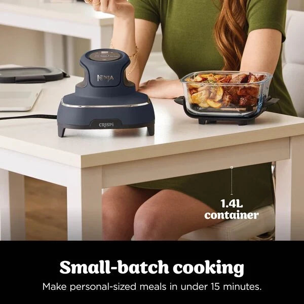 Ninja CRISPi 4-in-1 Portable Glass Air Fryer - Sage Green | FN101UKSG