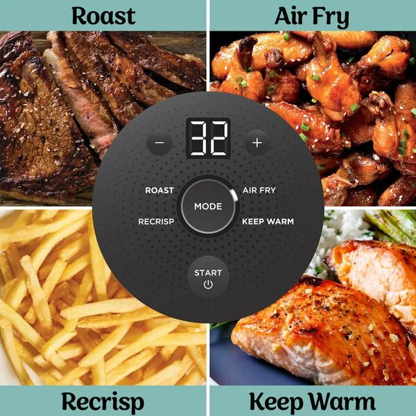 Ninja CRISPi 4-in-1 Portable Glass Air Fryer - Sage Green | FN101UKSG