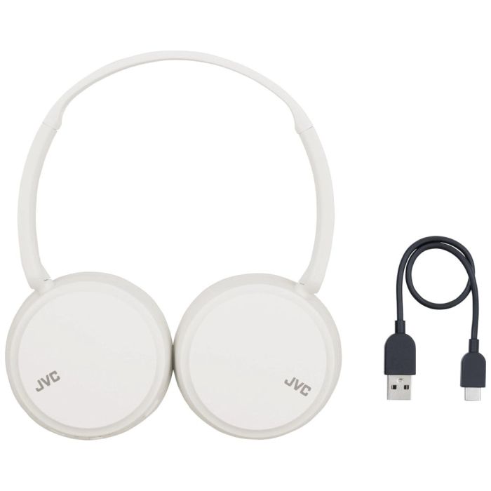 JVC White On Ear Bluetooth Headphones