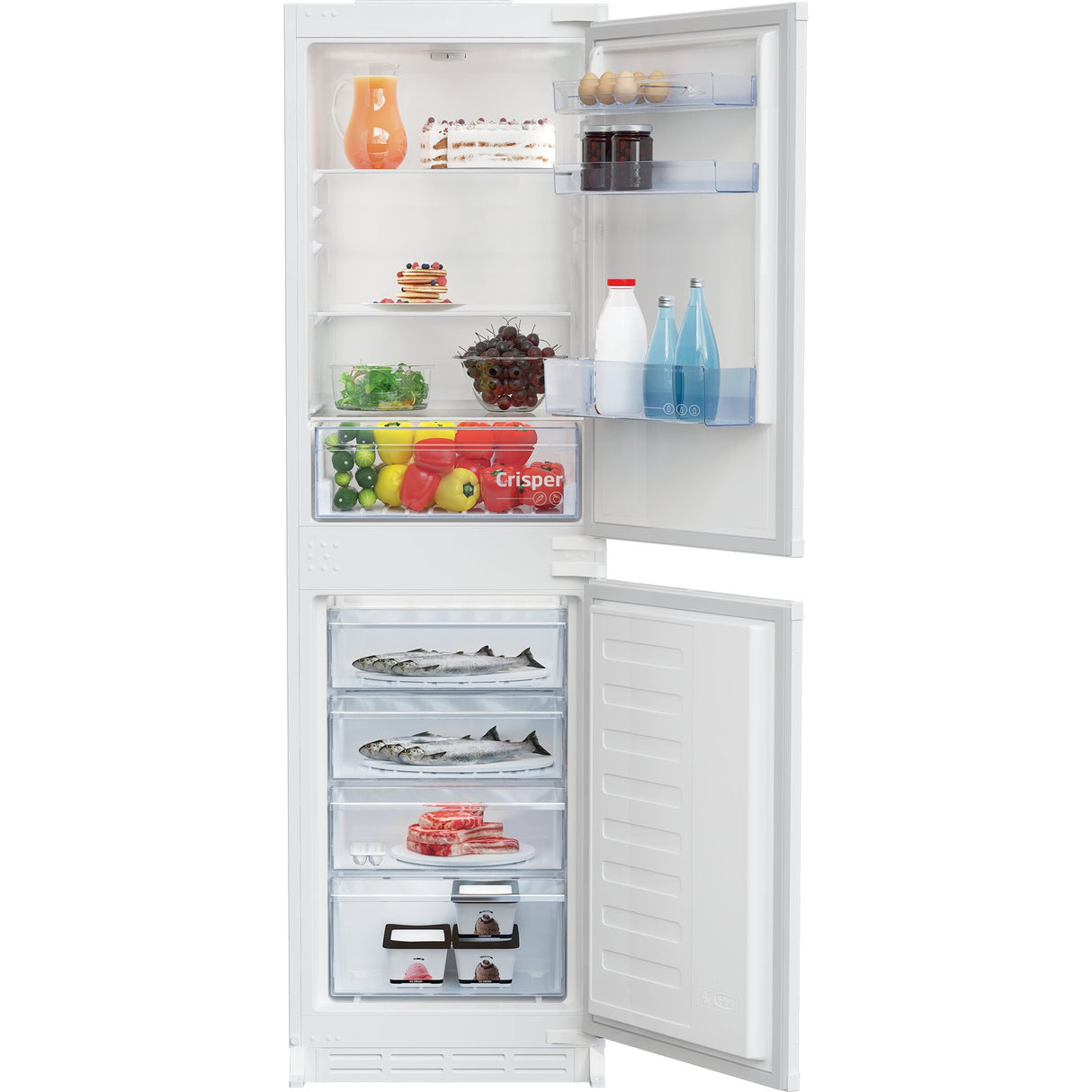 Beko Integrated Fridge Freezer 50:50 | BCSM450