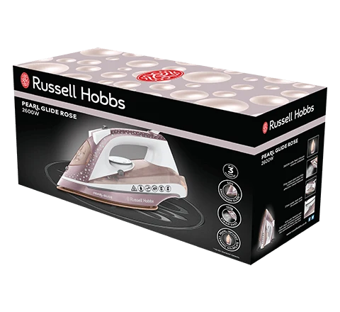 Russell Hobbs Pearl Glide Iron - Pink | 23972