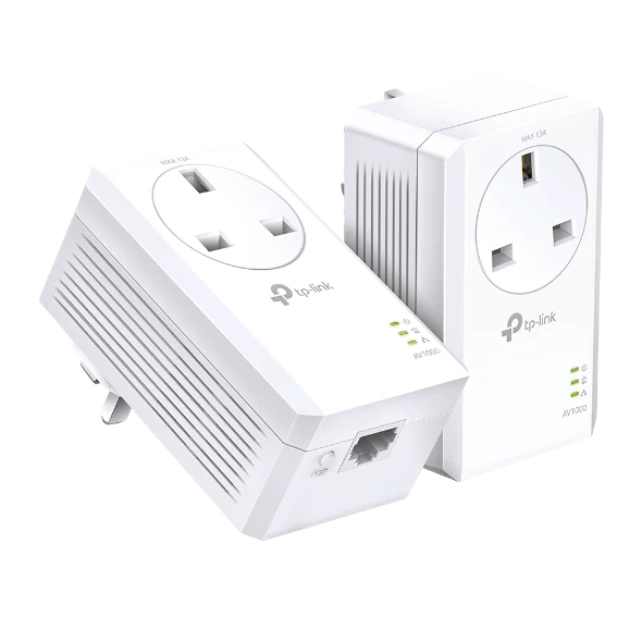 TP Link Gigabit Passthrough Powerline Starter Kit | TL-PA7017PKIT