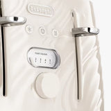 De'Longhi Ballerina Seta Toaster - Cream | CTDS4003.CR