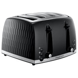 Russell Hobbs Honeycomb 4 Slice Toaster - Black | 26071