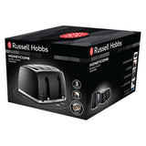 Russell Hobbs Honeycomb 4 Slice Toaster - Black | 26071