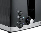 Russell Hobbs Honeycomb 4 Slice Toaster - Black | 26071