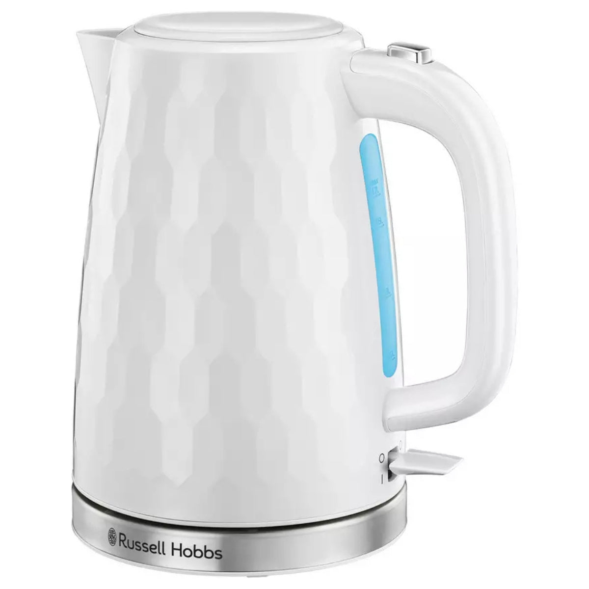 Russell Hobbs Honeycomb Electric 1.7L Cordless Kettle White | 26050