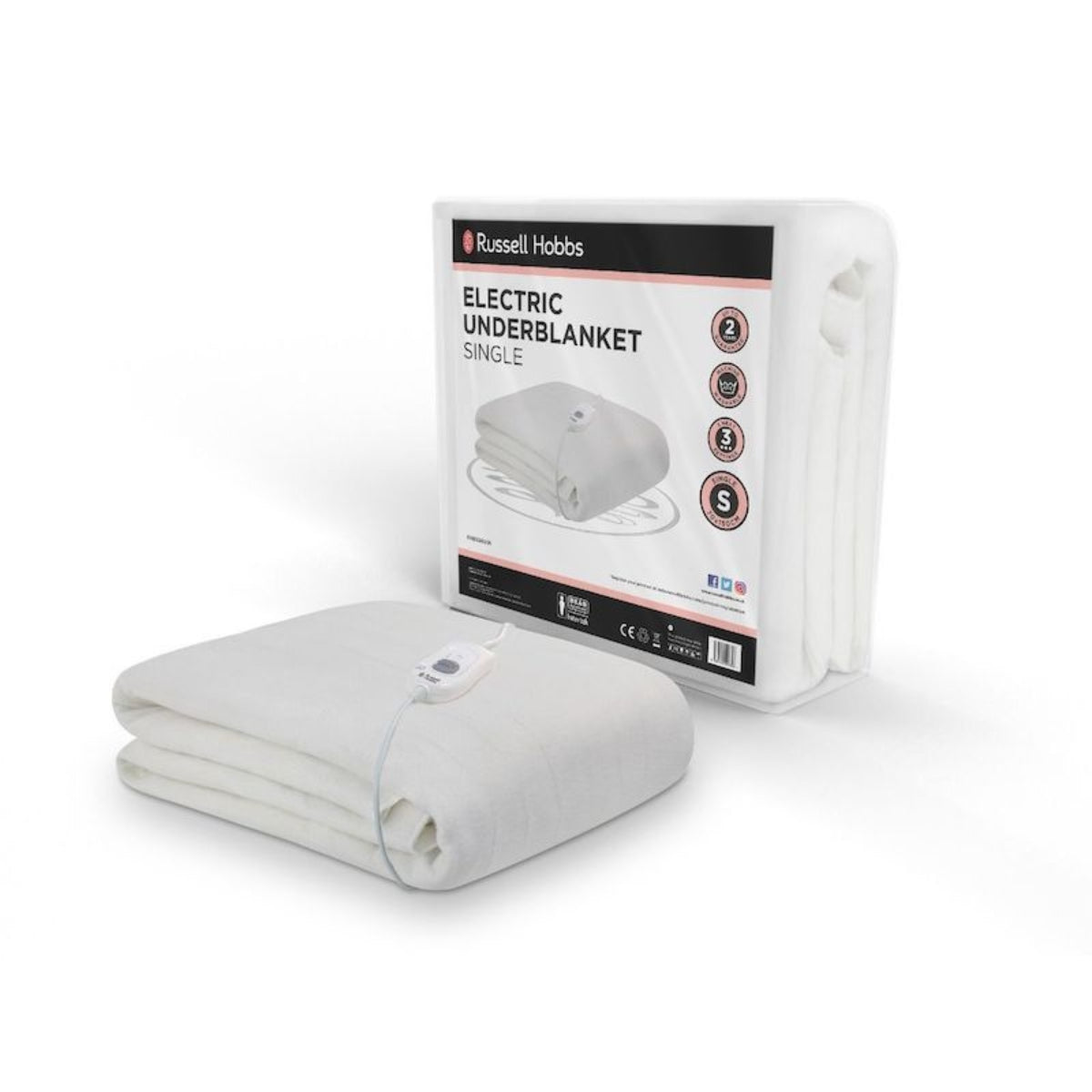 Russell Hobbs Single Electric Underblanket RHESB6001