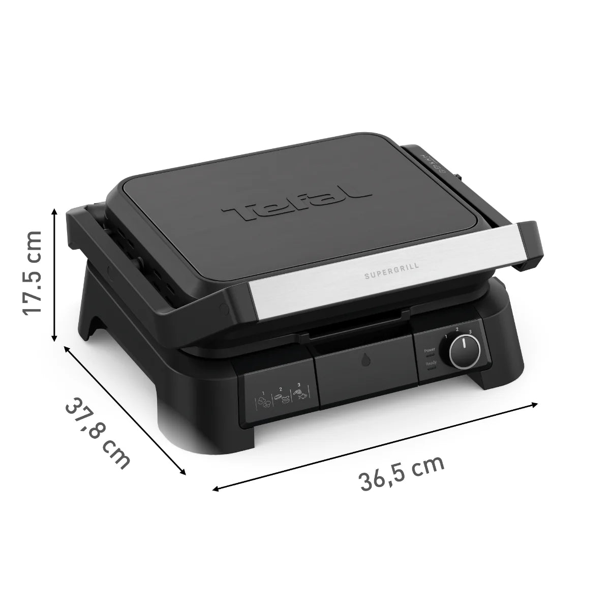 Tefal 3-in-1 Tabletop Grill - Black | GC5018G1